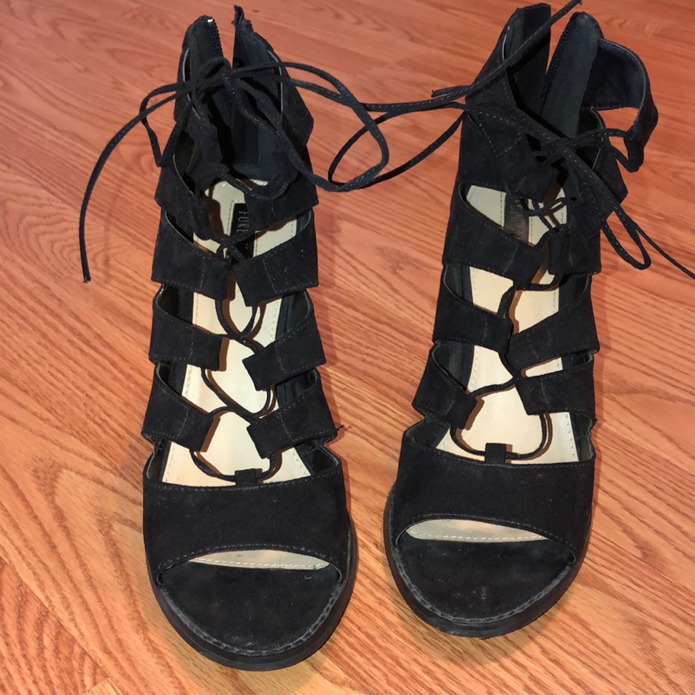Lace up heels